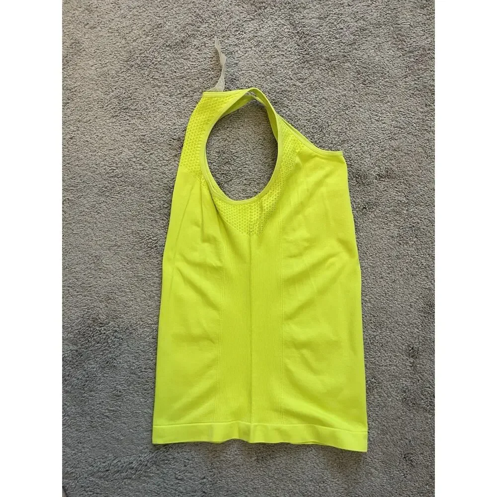 Fabletics Delta Seamless Tank Top III In Citron Neon Yellow Green Size XS - Picture 8 of 12